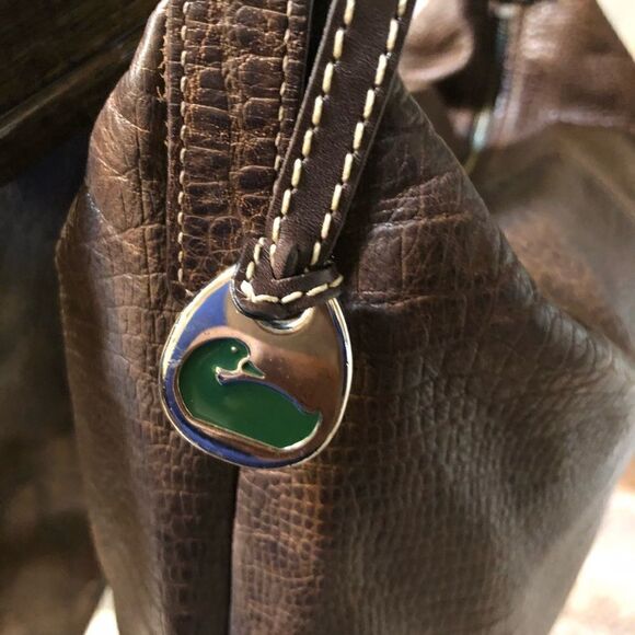 Dooney & Bourke brown embrossed shoulder b… - Picture 10 of 16